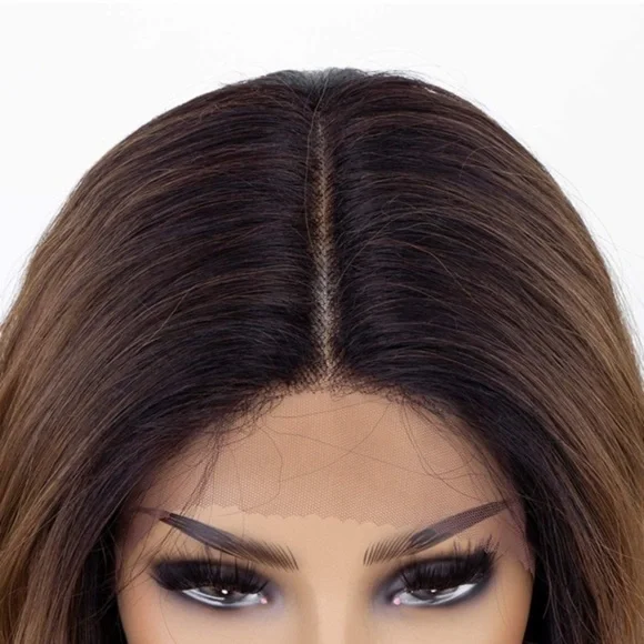 16inch Brown Lace Front Wig